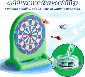 ชุดเกมส์เป่าลม 2-in-1 ติ๊กแท็กโทและกระดานปาเป้าสำหรับสระว่ายน้ำ - Product Image 5