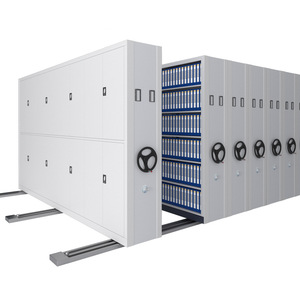 Sistema <span class=keywords><strong>de</strong></span> gestión <span class=keywords><strong>de</strong></span> archivos con estantes masivos manuales <span class=keywords><strong>de</strong></span> metal compacto <span class=keywords><strong>de</strong></span> diseño moderno para escuela/bibliotecas/Gobierno/fábrica - Product Image 2