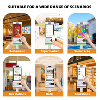 Kiosco de Autoservicio con Pantalla Táctil, Máquina de Pedidos y Pagos para Restaurantes, Tiendas de Comida Rápida y Té con Leche