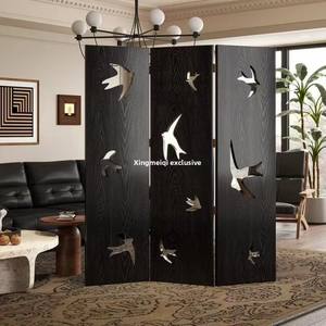 Schermo pieghevole cinese <span class=keywords><strong>rondine</strong></span> retrò francese schermo antico medievale nuovo schermo retrò francese può essere utilizzato in varie stanze - Product Image 2