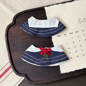 Ropa para muñecas de peluche de 17 cm, ropa azul marino, ropa para bebés, venta al por mayor, ropa para muñecas de 10 cm, capa, chal, ropa de moda para muñecas de juguete - Product Image 2