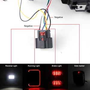 Luz Trasera LED Izquierda y Derecha, Luz de Freno Trasera para <span class=keywords><strong>Jeep</strong></span> Gladiator JT 2020 <span class=keywords><strong>2021</strong></span> 2022 - Product Image 6