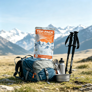 Bolsa de Alimentos Personalizada OEM Ligera, Resistente a Desgarros y Reutilizable para Golosinas Liofilizadas, Camping, Montañismo y Embalaje para Excursiones - Product Image 1