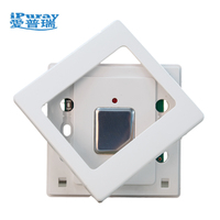 Saklar Timer sentuh Digital BRT-413, beban 2000W, tidak ada kawat netral, 8 waktu keterlambatan yang dapat disesuaikan, untuk lampu/kipas