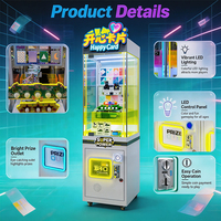 Distributeur de cartes commerciales, machine à monnayeur, machine à prix à clipser, machine à cadeaux pour jeux d'arcade, armoire compacte avec éclairage LED pour centre de jeux