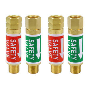 Dispositivo de protección contra retroceso de llama estilo americano 9/16-18, manómetro de oxígeno, manómetro de acetileno, dispositivo de protección contra retroceso de llama, soldadura y corte - Product Image 1