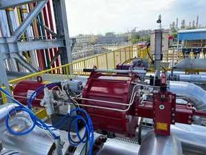 Válvula de Control KOSO 300W Rotork RC, Actuador Neumático para Válvulas, Posicionador de Válvulas Flowserve 3200MD, Aleación/Acero Inoxidable DN50-DN500 - Product Image 2