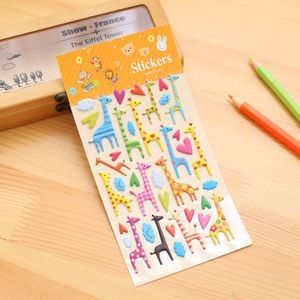 Niños Scrapbooking DIY logotipo personalizado fruta Animal hinchado 3D pegatinas hojas - Product Image 6