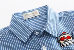 Shopping Online Websites Kids Embroidered Cartoon Cotton <b>Trousers</b> Tie Fashion Sport Boy Tee Shirt - Product Image 4