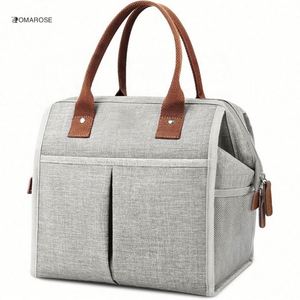 2024 Customized Modern Soft Aluminum Foil <b>Lunch</b> Box Cooler <b>Tote</b> <b>Bag</b> Thermal Insulated Leakproof for Adults Women Polyester - Product Image 1