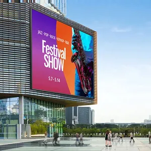 Hoge Helderheid Reclame Full Color Smd Hd Rgb Video Wall P4 P5 P6 P8 P10 Vaste Outdoor Led Display