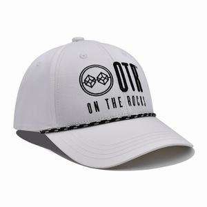 Casquette de baseball blanche brodée de haute qualité en gros Casquette de golf Gorras perforée de sport personnalisée - Product Image 3