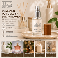 Atomiseur de parfum de luxe en verre haut de gamme de 10 ml avec bouchon en bois de noyer naturel, flacon de voyage rechargeable