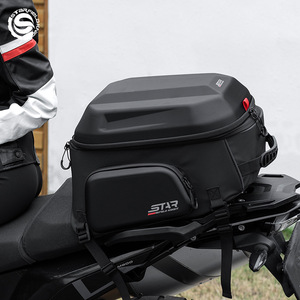 SKF Evrensel Motosiklet Arka Koltuk Çantası 54L Büyük Kapasiteli Kuyruk Paketi Sürüş Sırt Çantası Sert Kabuklu Su Geçirmez Kask Çantaları - Product Image 2