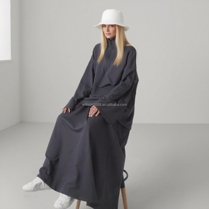 Willson 2026 穆斯林长袍套装，优雅两件套，时尚舒适，适合所有季节 - Product Image 3