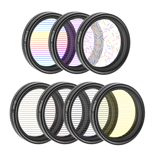 Factory OEM Blue Streak Smartphone Camera Filters Mobile Phone Lens Filters