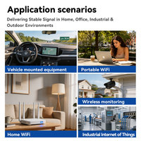 Personnaliser Blanc 2.4G & 5G Caoutchouc Canard Antenne Wifi Routeur Antenne Multibande SMA-J Connecteur Wifi Double Bande Antenne