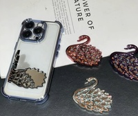 Soporte de Teléfono con Espejo de Lujo WEVIEW Swan para iPhone 16 17 18 Pro Max, Funda para Teléfono Móvil