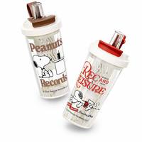 Bouteille d'eau Tritan pour enfants avec paille, sans BPA, anti-fuite, portable pour l'école et l'extérieur, motif Snoopy mignon, 500 ml