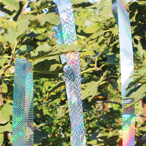 2.4CM * 100M Oiseau Dissuasif Clignotant Réfléchissant Effrayer Bande Oiseau Effrayer Bande Laser Ruban Oiseau <span class=keywords><strong>Répulsif</strong></span> - Product Image 4