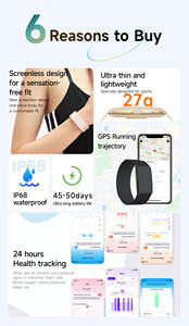 Nouveau bracelet intelligent Android H59 MAX pour couples, suivi de la santé, de la fréquence cardiaque et du sommeil, bracelet en silicone, étanche 1ATM, plusieurs options de bracelet - Product Image 3