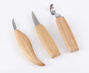 Di frutta in acciaio inox coltello da intaglio del legno set