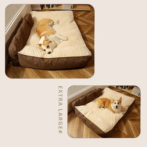 Orthopädisches Memory-Foam-Haustierbett Ultra-Suede Langlebige Schlafmatte für Haustiere - Product Image 3
