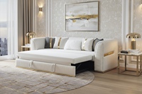 Ensemble de canapés Chesterfield moderne de luxe à trois places, rembourré en tissu velours, pieds en acier inoxydable doré, structure en bois pour hôtels et salons