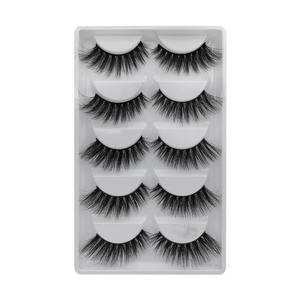 Pestañas Naturales Mixtas de Alta Calidad con Descuento, Pestañas de Visón Sintético 3D al por Mayor, Pestañas Cortas de Visón, Pestañas en Tira Voluminosas y Desordenadas, Proveedor de Pestañas al por Mayor - Product Image 3