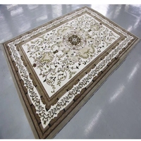 Tapis d'intérieur lavable SHACOS style bohème antidérapant à poils ras – Design vintage doux pour salon, salle à manger, entrée, dortoir, noir
