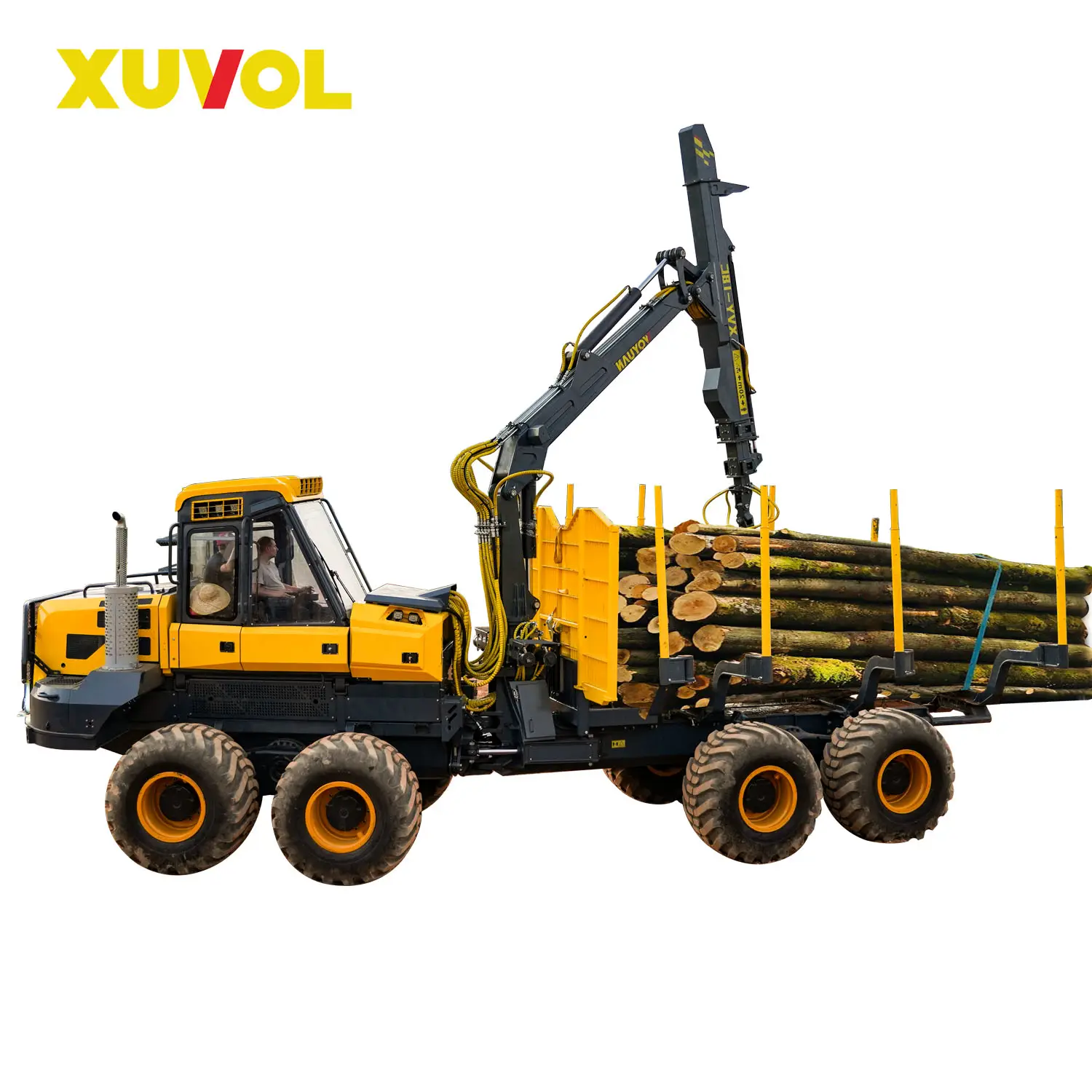 XUVOL Log balyalama ve birincil ulaşım Boom rotasyon 360 XVY18C Forwarders ormancılık makineleri