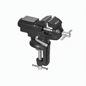 Morsa da Banco Girevole VALEX UTM2397 in Ghisa 50mm, Industriale in Acciaio con Base Fissa, OEM Italiano Personalizzabile - Product Image 2