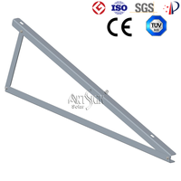 ARTSIGN Verstellbares Dreieck-Solarmodul-Montagestativ S350GD+ZM Zink-Magnesium-beschichteter Stahl Boden-PV-Unterstützungssystem