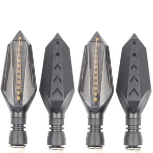 Phổ hổ phách màu xanh <span class=keywords><strong>12V</strong></span> DRL chảy nhấp nháy năng động tuần tự Xe Máy <span class=keywords><strong>Led</strong></span> tín hiệu rẽ ánh sáng chỉ số ánh sáng xe máy - Product Image 3