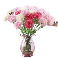 JFD AC-001 Vente en gros de tiges de carnations artificielles, fleurs de carnation pour la décoration