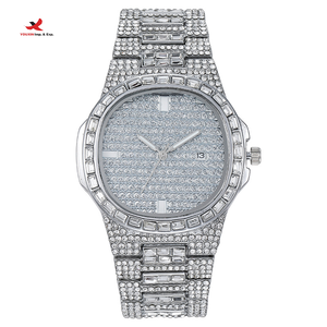 Vente en gros d'usine : Ensemble de montres de luxe en or rose pour femmes, bracelet et montre entièrement luxueuses GZ RTS, commande mixte en gros - Product Image 2