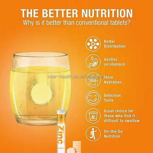 Compresse effervescenti zinco Private Label 1000mg integratore sfuso compresse effervescenti di zinco - Product Image 3