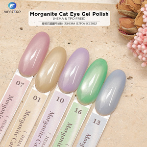 Vernis Gel Effet Œil de Chat Magnétique de Haute Qualité OEM, Longue Durée, Sans HEMA ni TPO, Effet Verre Morganite, Logo Personnalisé - Product Image 4