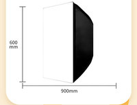 Boîte à lumière en métal de couverture en plastique de lumière douce carrée en gros pour le remplissage de studio équipement photographique de lumière du soleil pour la photo