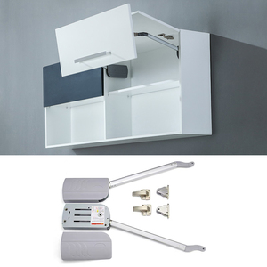 Supports de porte à fermeture amortie pour meubles, charnières de levage pour armoires à étagères, fixation vers le <span class=keywords><strong>haut</strong></span>, vérins à gaz robustes - Product Image 1