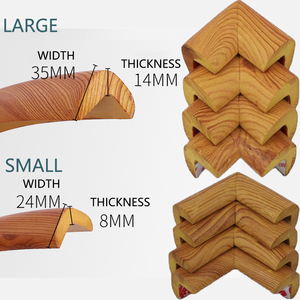 Bảng góc gói cạnh dải dày trẻ em chống gõ bảo vệ Dải tường TRIM bé nhà l-loại góc bảo vệ - Product Image 6
