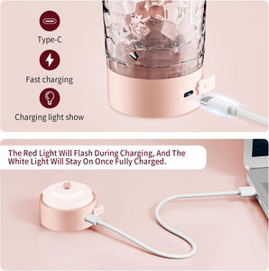 Nouvelle Bouteille Shaker Électrique 450ml Sans BPA de Qualité Alimentaire 2025, Rechargeable par USB, Mélangeur Automatique Puissant pour Café et Protéines - Product Image 3