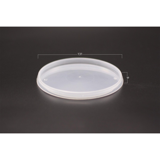 Tapa de plástico transparente de 1180 ml para tazón de sopa de PP, capacidad de tazón de plástico