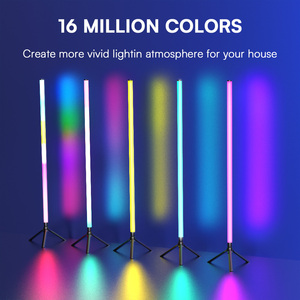 Daybetter RGBIC 1A Modern LED 360. Ambient Light Smart App & Remote <b>Control</b> Plastic <b>Stand</b> High CRI 90 for Residential Use - Product Image 2
