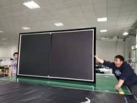Bon prix TELON 100-150 pouces Fresnel longue portée cadre fixe ALR Home cinéma théâtre projecteur écran