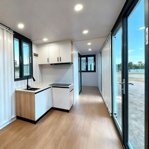 预制豪华模块化建筑钢结构二层别墅居住用可移动卡萨斯预制玻璃集装箱房 - Product Image 5