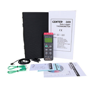 CENTER-309 เครื่องวัดอุณหภูมิดิจิตอลแบบพกพาชนิด K แบบสี่ช่องสัญญาณ พร้อมอินเทอร์เฟซสำหรับพีซี - Product Image 4