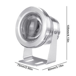 Lumière LED sous-marine, projecteur, lumière d'ambiance RGB changeante, étanche, pour vase, base de jardin, lampe IP68 12V, lumières de fontaine, d'aquarium - Product Image 4