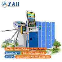 Sistema de Control de Acceso y Venta de Entradas para Parques de Atracciones y Museos, Código QR, RFID, Puerta Torniquete, Costo Único, Sin Cuota Anual, API y SDK Gratuitos
