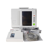 Moniteur ECG vétérinaire SY-H008 à 12 canaux avec imprimante intégrée et écran tactile de 10,2 pouces pour clinique vétérinaire